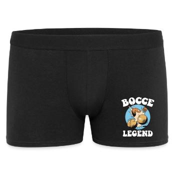 Boulespieler Boulekugel für Bouler Petanque Boule - Männer Boxer Shorts - Schwarz - Vorne