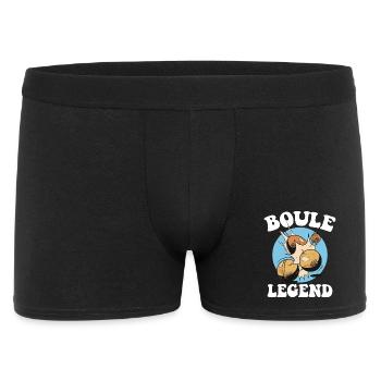 Boulespieler Boulekugel für Bouler Petanque Boule - Männer Boxer Shorts - Schwarz - Vorne
