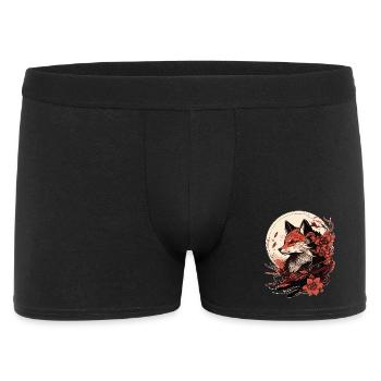 Fuchs Japan - Männer Boxer Shorts - Schwarz - Vorne