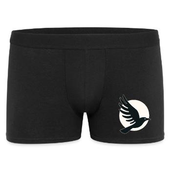 Vol de la lune du corbeau - Boxer Homme - noir - Devant