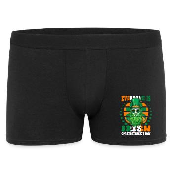 On St. Patrick's Day, everyone is Irish - Men's Boxer Shorts - black - Front