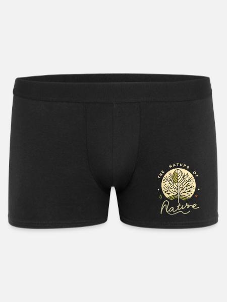 Folgen Sie der Natur der Natur - Männer Boxer Shorts - Schwarz