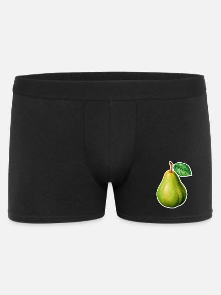 Illustrazione di pere – Stile da giardino vintage - Boxer da uomo - nero