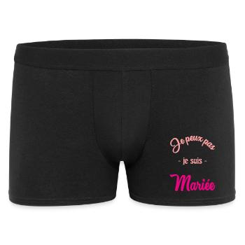 MARIEE. FUTURE MARIEE. EVJF - Boxer Homme - noir - Devant