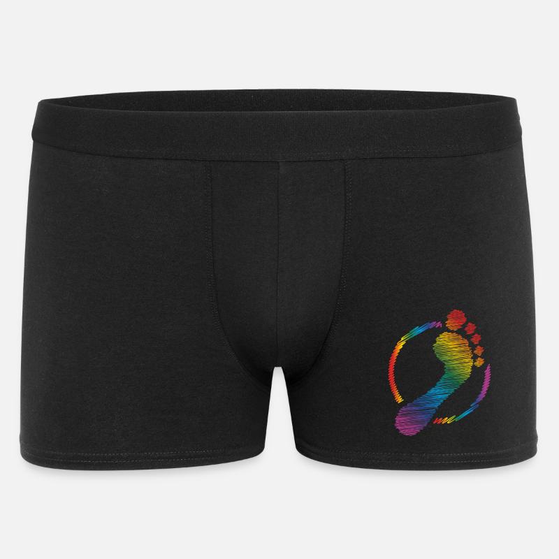 empreinte arc-en-ciel empreinte arc-en-ciel - Boxer Homme - noir