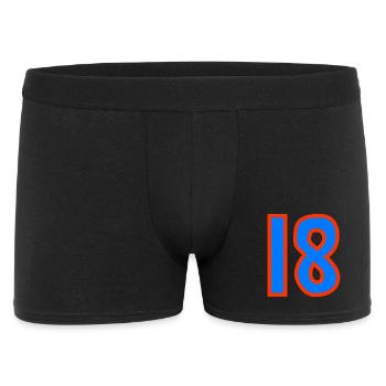 18. 18 YEARS OLD. 18th ANNIVERSARY. 18 BIRTHDAY. - Men's Boxer Shorts - black - Front