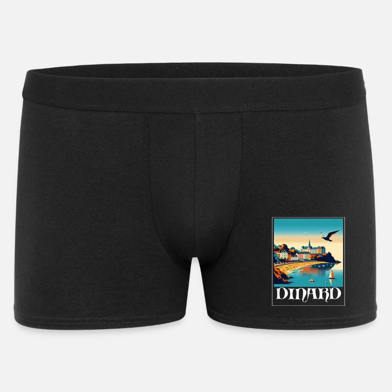 DINARD - Männer Boxer Shorts - Schwarz
