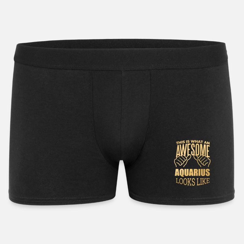 Wassermann - Männer Boxer Shorts - Schwarz
