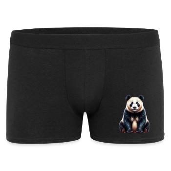 Panda - Men's Boxer Shorts - black - Front