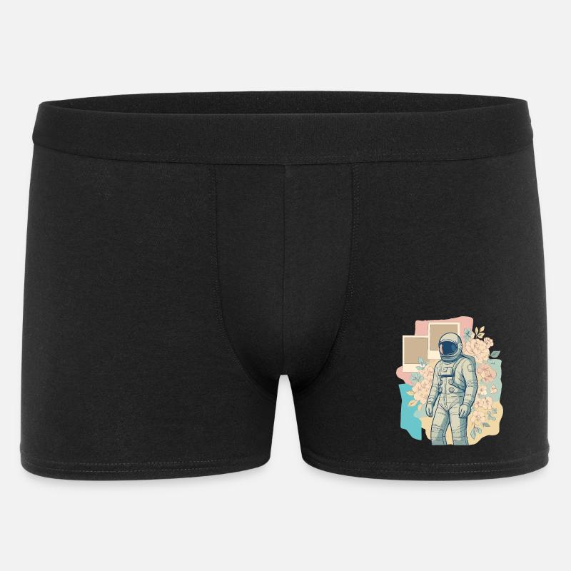 Cosmic Nostalgia - Männer Boxer Shorts - Schwarz