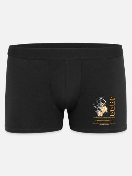 Jazz drifts through the midnight streets like a dragon - Men's Boxer Shorts - black