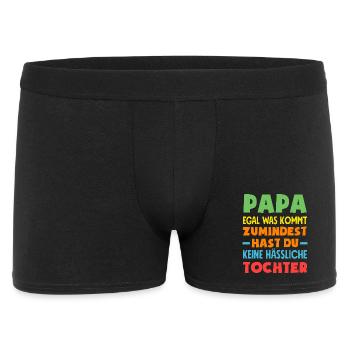 Funny Father's Day Gift Dad Beer - Men's Boxer Shorts - black - Front