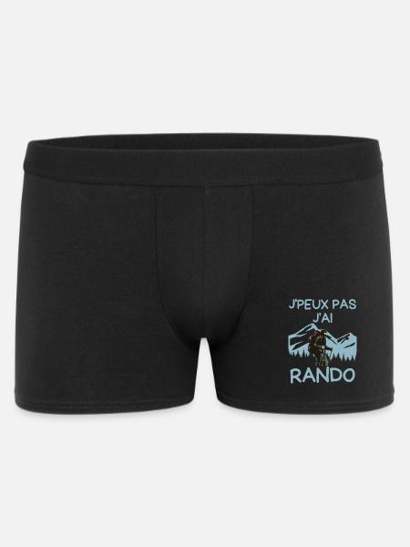 Jpeux Pas J'ai Rando - Boxer Homme - noir