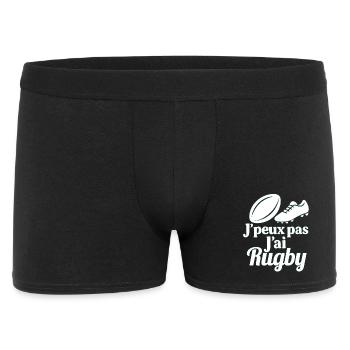 I can't I have rugby - Men's Boxer Shorts - black - Front