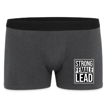 Strong Female Lead Feminismus Empowerment Frauen - Männer Boxer Shorts - Anthrazit - Vorne