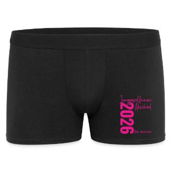 Enterrement de vie de jeune fille 2026 Veuillez signer ! - Boxer Homme - noir - Devant