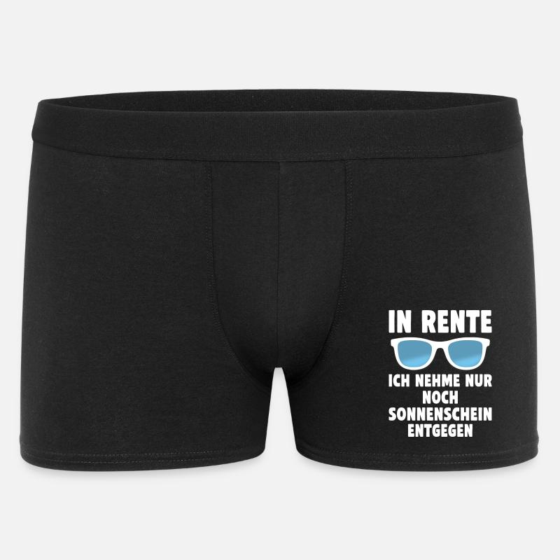 Retraité, je n’accepte que le soleil - Boxer Homme - noir