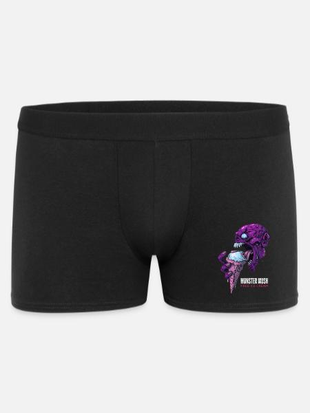 Monster Mush - Free icecream (Tshirt) - Men's Boxer Shorts - black