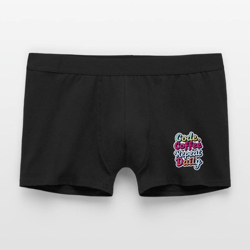 Code Sleep Debug Repeat Programmer Shirt Boxer Homme