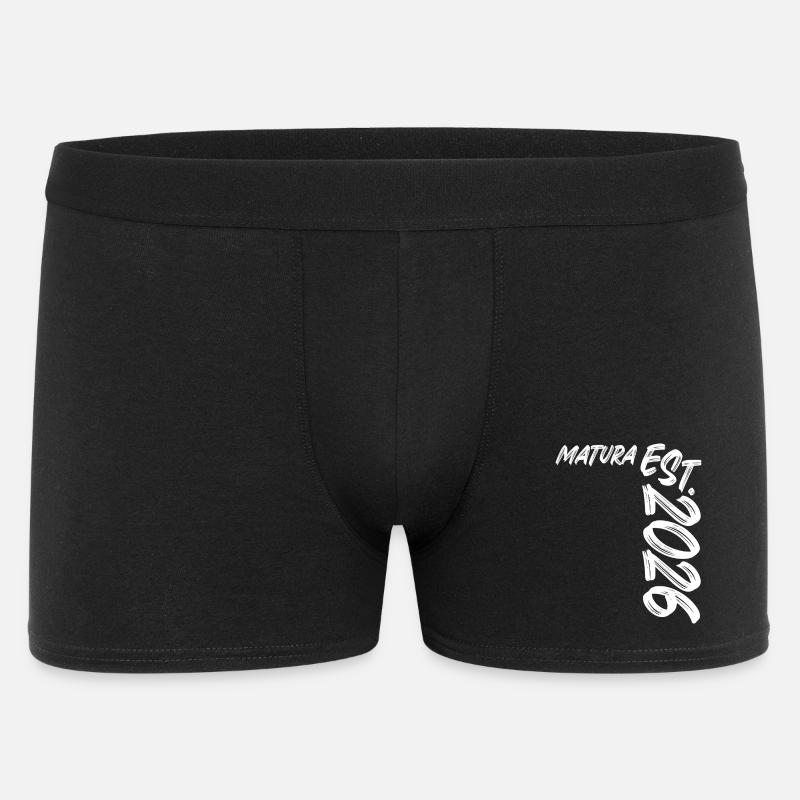Matura Est 2026 - Männer Boxer Shorts - Schwarz