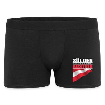 Sölden - Männer Boxer Shorts - Schwarz - Vorne