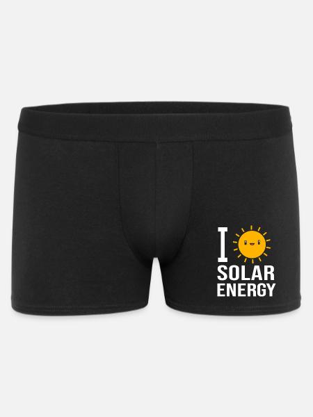 Solar Sustainability Renewable energies - Men's Boxer Shorts - black