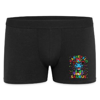 Dinosaur Costume Cologne Carnival Confetti Dino - Men's Boxer Shorts - black - Front