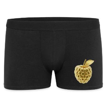 Golden Raspberry Motif - Men's Boxer Shorts - black - Front