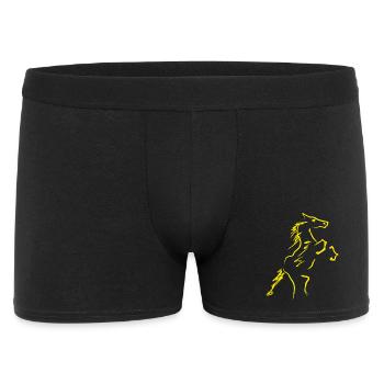 Horse Equestrian Rider - Men's Boxer Shorts - black - Front
