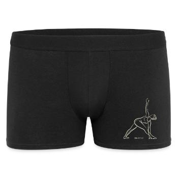 CONTOUR DE L’ÂME - Trikonasana - Boxer Homme - noir - Devant