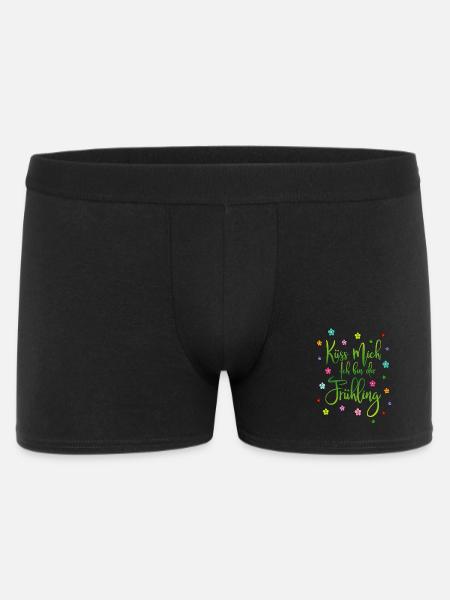 Kiss me I'm spring - Men's Boxer Shorts - black