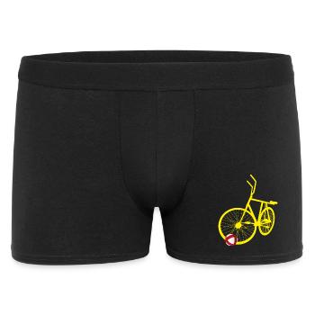 Radball, Cycleball, Hallenradsport - Männer Boxer Shorts - Schwarz - Vorne