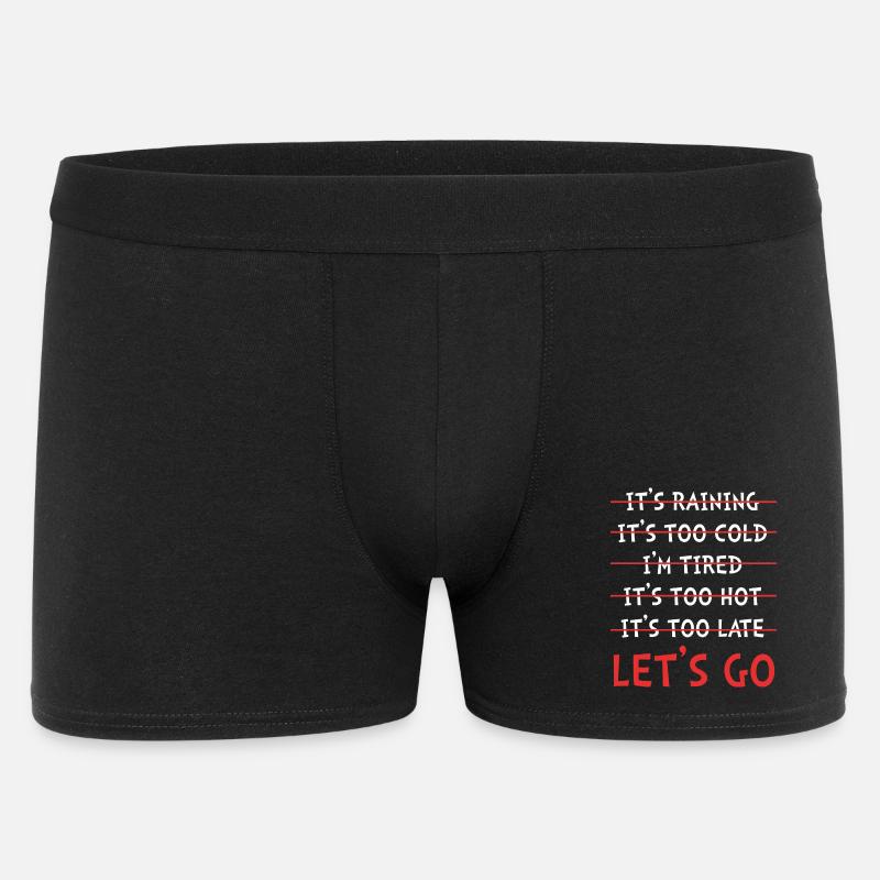 Dictons de bourreau de travail - Boxer Homme - noir