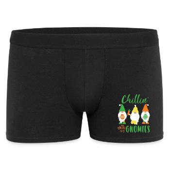 Chillin’ With My Gnomies Easter Design - Men's Boxer Shorts - black - Front