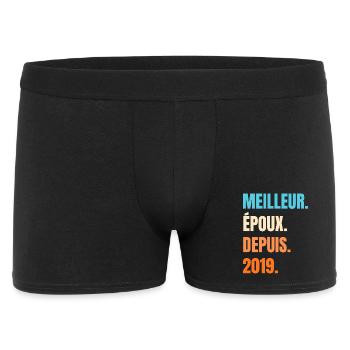 Best Husband Since 2019 Gift Husband - Men's Boxer Shorts - black - Front