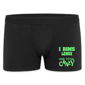 Lenox - Männer Boxer Shorts - Schwarz - Vorne