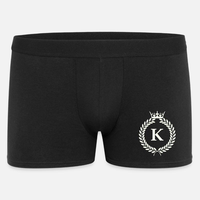 K_wappen- - Männer Boxer Shorts - Schwarz