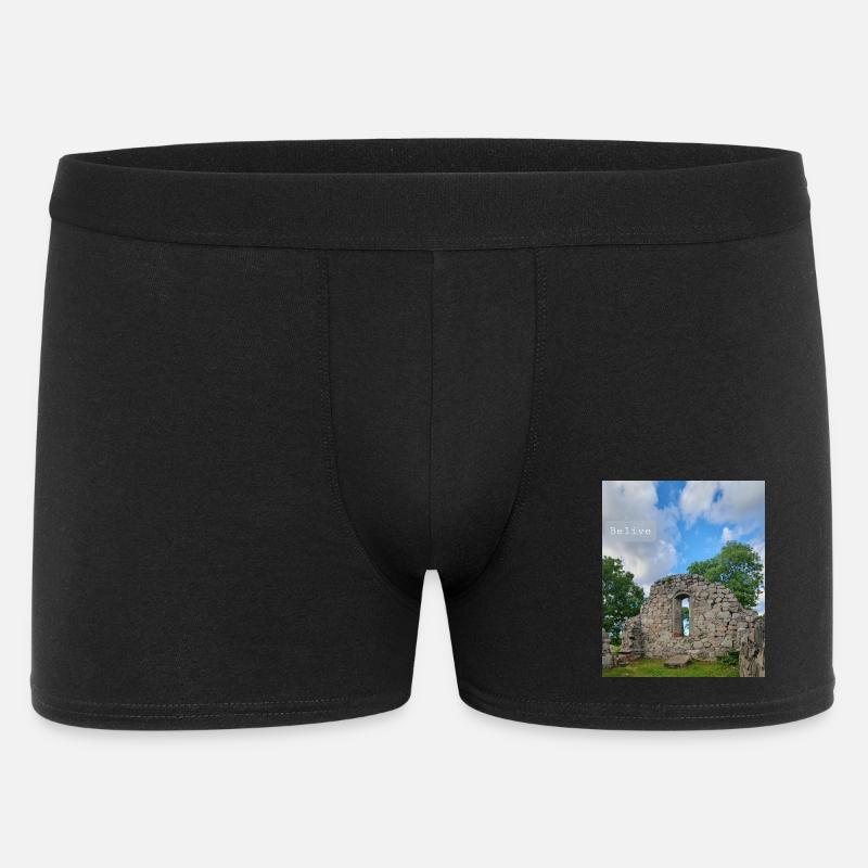 Glauben Sie - Männer Boxer Shorts - Schwarz