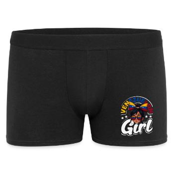 Venezuela Flagge Stolz & Heimat Venezuela - Männer Boxer Shorts - Schwarz - Vorne