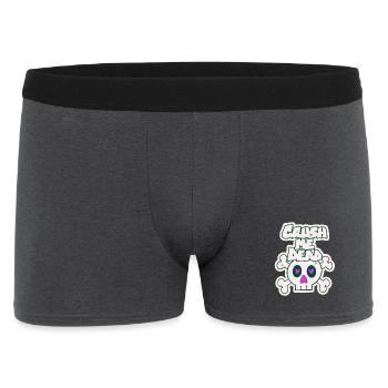 Crush me dead - Men's Boxer Shorts - charcoal grey - Front