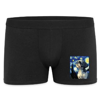 shih tzu - Men's Boxer Shorts - black - Front