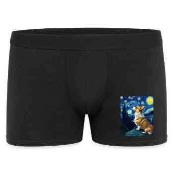 Welsh Corgi Pembroke - Men's Boxer Shorts - black - Front