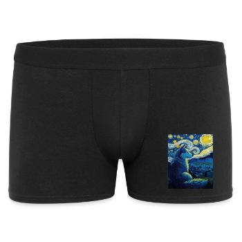 Wolf - Men's Boxer Shorts - black - Front