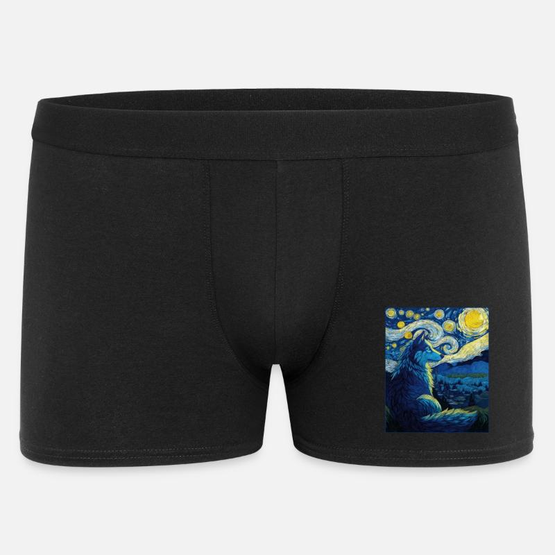 Loup - Boxer Homme - noir
