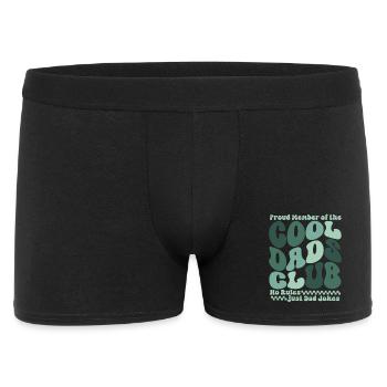 Club des papas cool - Cadeau de la fête des pères des papas - Boxer Homme - noir - Devant