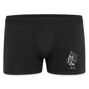 Heraldic Knight with Shield - Men's Boxer Shorts - black - Front