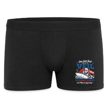 Llama Not Drama Party Saying - Men's Boxer Shorts - black - Front