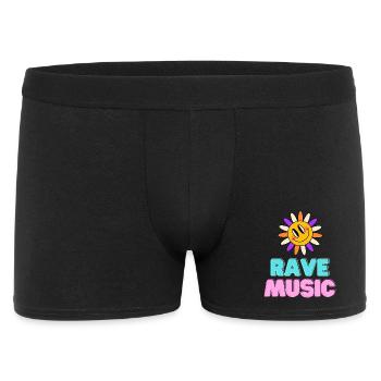 Sunshine Rave Music Néon Design - Boxer Homme - noir - Devant