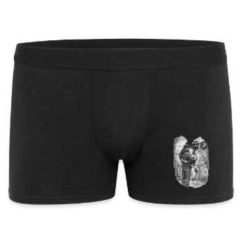 The Future Is Human and Machine – AI & Robot Futur - Men's Boxer Shorts - black - Front