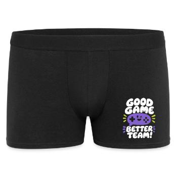 Bon jeu Meilleure équipe - Boxer Homme - noir - Devant